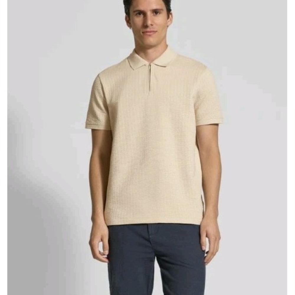 MCNEAL Clothing Co 2XL Textured 1/4 Zip Polo Shirt